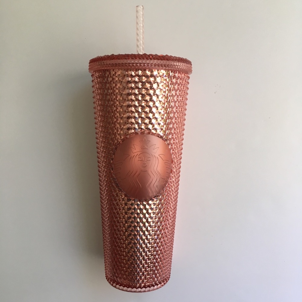!SOLD! Starbucks rose gold 24 oz tumbler